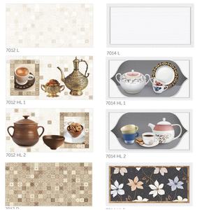 Carreaux muraux en céramique taille 300x600 30x60cm dernière collection de matériaux de construction de qualité carreaux muraux 3d motifs de carreaux muraux colorés - Product Image 1