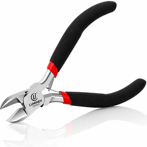 LUMINEX IMPEX LUB=113 <b>Long</b> <b>Nose</b> Stainless Steel Lightweight Smooth Work Jewelry Making Polishing Pliers for Bracelet Making DIY - Product Image 1