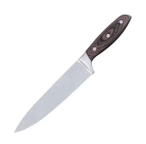 Handmade High Polish Stainless Steel Chef <b>Knife</b> with Wooden Handle 1 Year Warranty - Product Image 1