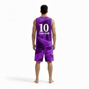 Uniformes de Baloncesto Unisex con Estampado Personalizado, Logotipo del Equipo, Número, Transpirables, de Secado Rápido, Antibacterianos, sin Mangas - Product Image 4