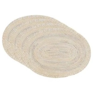 Assiette de présentation en rotin de luxe, naturelle et faite à la main, pour une décoration de table élégante pour mariages et événements - Product Image 1