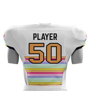 Uniforme de football américain personnalisé de qualité supérieure en gros / Équipe 100% polyester - Product Image 6