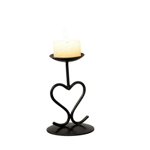 Candelabro de Hierro Negro con Diseño en Forma de U para Decoración del Hogar, Soporte Metálico Resistente - Product Image 6