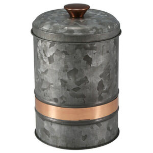 Boîte de conservation alimentaire classique en métal galvanisé avec couvercle, forme personnalisée pour la cuisine, ensemble de boîtes à sucre, thé et café - Product Image 6