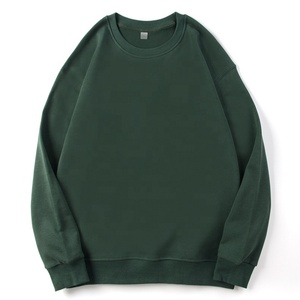 Men's Fashion Homme Genser Svitcemizo Men's Plain White Sweatshirt Thick Polyester Cotton Heavy Neck Pullover Unisex 350GSM - Product Image 3