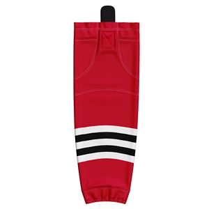 Calcetines de Hockey sobre Hielo Sublimados con Franjas y Logotipo Personalizado OEM/ODM, Puños Elásticos con Agarre, Conjuntos de Entrenamiento Juvenil, Secado Rápido, Tela 100% Poliéster - Product Image 5