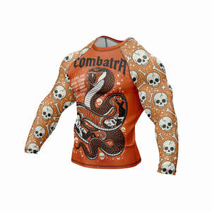 New Fashion Customized BJJ Rash Guard Custom Design & Pattern MMA Rash Guard for Men - Product Image 3