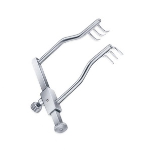 Rétracteur auto-agrippant Logan 3x3 à pointes acérées, instrument chirurgical en acier inoxydable de qualité médicale, rétracteur tissulaire auto-agrippant - Product Image 1