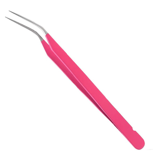 Pinzas de Acero Inoxidable para Extensiones de Pestañas para Profesionales de Belleza - Product Image 6