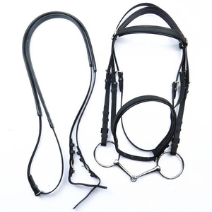 Bridon d'équitation occidental réglable et confortable, avec rênes en PU durables, personnalisable, équipement équestre pratique sur mesure - Product Image 6