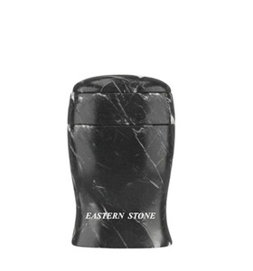 Urne funéraire élégante en onyx poli, écologique, imitation antique classique, pour cendres funéraires, urne commémorative pour cendres d'adultes. - Product Image 3