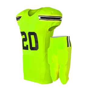 Ensemble d'uniformes de football américain haut de gamme : Maillot anti-humidité et pantalon de football confortable pour équipes - Product Image 2