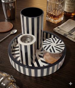 Objets de collection créatifs et culturels, nouveau design, brûle-encens en bois et nacre, plateau de service - Fait main, personnalisable, islamique - Product Image 1