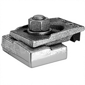 Plaque de serrage KPO en acier moulé durable pour fixation de rail, rondelle carrée conique, ensemble de composants de quincaillerie pour voie ferrée - Product Image 3