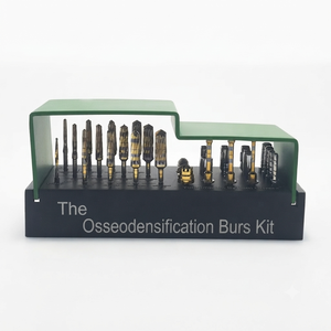 Kit de Fresas para Osteodensificación, 29 Piezas, Fresas Quirúrgicas Dentales Manuales de Acero Inoxidable, Instrumento Verde Clase II, Optitech Healthcare - Product Image 4