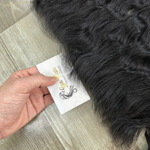 Prix de gros 100% Humain Vietnamien Vierge Frontale 13x6 HD Dentelle Vague Lâche Couleur Naturelle Super Double Dessiné Cuticule Alignée - Product Image 2