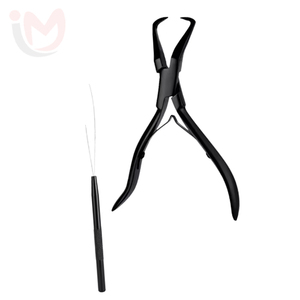 Hair <b>Extensions</b> <b>Micro</b> Link Bead Closer Stainless Steel Nano Ring Strong Hold Home Use Pliers IMANS ENTERPRISES IE-HX-0158 - Product Image 4