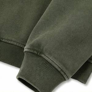 Sudadera con Capucha Extra Grande para Hombre, Color Sólido, Algodón French Terry, Informal, con Bolsillos, para Otoño - Product Image 3