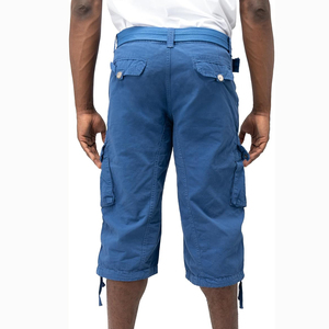 Pantalones cortos cargo de marca privada, recién llegados, transpirables, con logo personalizado, lisos, casuales, para hombre, de alta calidad, de secado rápido, 100% algodón. - Product Image 2
