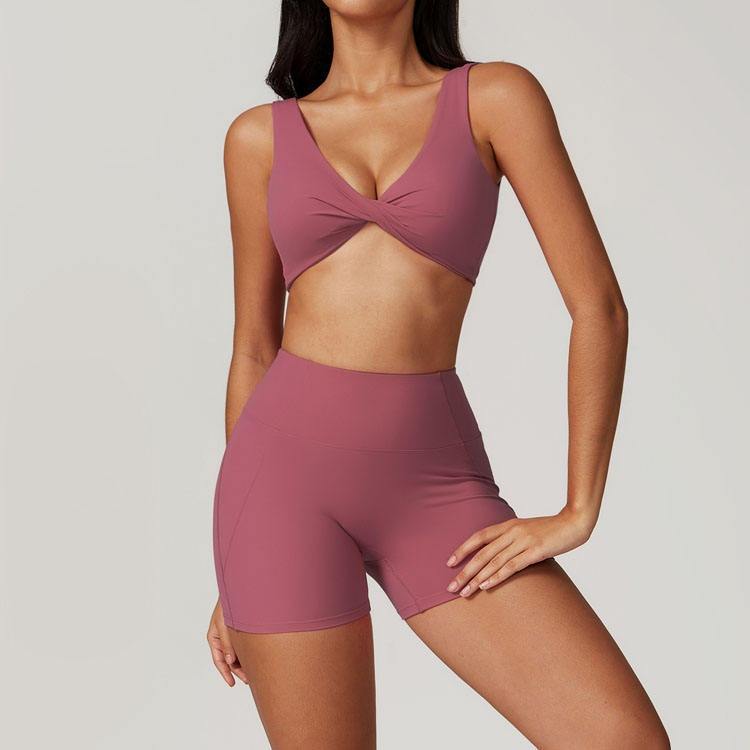 Modern Women Yoga Short Set Breathable Stretch Two Piece Fitness Gym Activewear 2 piece set womenWomen's Sets