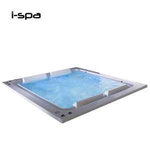 Bañera de Hidromasaje Moderna de Acrílico Cuadrada con Función de Masaje para Uso en Interiores en Hoteles y Villas - Product Image 3