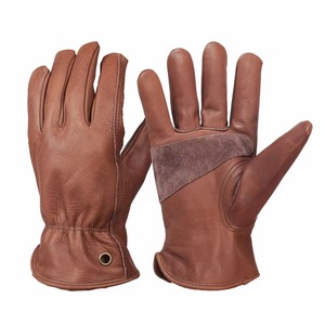 High Quality Leather Safety Driver <b>Gloves</b> with Fire Fighting & Anti-Cut Protection Customizable Size Color - Product Image 3