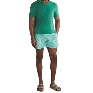 Shorts de bain pour hommes avec sublimation frontale, couleurs de tissu personnalisées, impression, cordon de serrage réglable, taille élastique - Product Image 5
