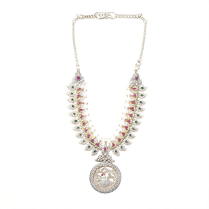Peacock and for Mango Matte Haram Fashion Jewelry Set - Product Image 3