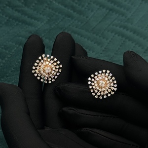 Pendientes de Oro Rosa de 14K de Primera Calidad, 6.42 Gramos, Joyería Fina Elegante para Uso Diario, Regalo de Aniversario, Colección - Product Image 5