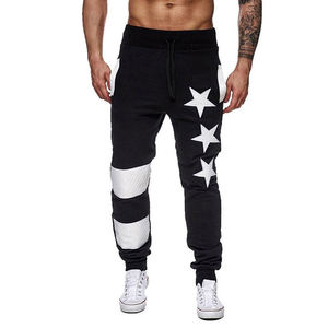 Pantalones Deportivos Ligeros y Ecológicos de Lona de Algodón Negra para Hombre, con Cintura Elástica y Cordón Ajustable, Estilo Casual - Product Image 2