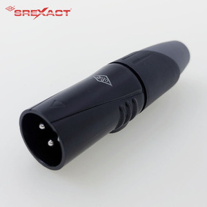 Conectores XLR Macho de 3 Pines y 15A de Larga Duración para Uso en Audio y Video, Carcasa de Aleación de Zinc, Pines Recubiertos de Cobre y Plata - Product Image 1