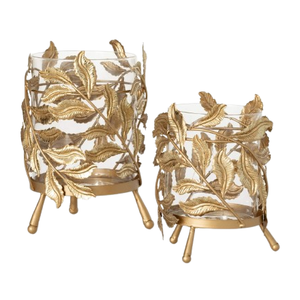 Portavelas Metálico Grabado, Portavelas de Metal Antiguo para Mesa o Exterior, Farol para Velas de Boda, Decoración - Product Image 1