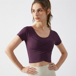 Camiseta Deportiva sin Mangas para Mujer, Ajustada, para Yoga, Gimnasio, Running, Fitness, Reversible, con Estampado Frontal, de Secado Rápido - Product Image 5