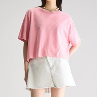 Nouveauté Été 2026 – Crop Tops Personnalisés pour Femmes, 100% Coton, Manches Courtes, Décontractés, Écologiques, Respirants, Col Rond