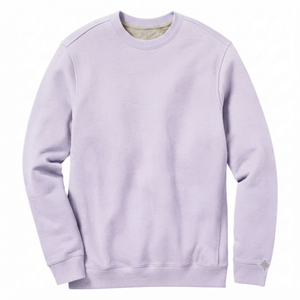 Sudadera con Capucha para Hombre, Corte Regular, 100% Algodón, Color Morado Claro, Forro Polar Grueso, Manga Larga, Estilo Formal, Prenda de Otoño, Servicio OEM - Product Image 1