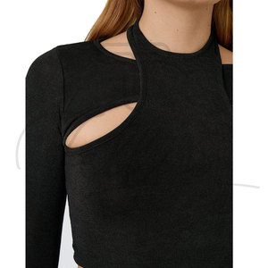 Nouveau design personnalisé 2026 – Crop top femme en toile respirante à séchage rapide, décontracté, vente en gros à bas prix - Product Image 5