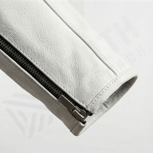 แจ็คเก็ตหนังแท้สำหรับขี่มอเตอร์ไซค์คุณภาพดีที่สุดสำหรับผู้ชาย รุ่นใหม่ล่าสุดสำหรับฤดูหนาว พร้อมแผ่นป้องกันที่ถอดออกได้ สามารถสั่งทำได้ - Product Image 6