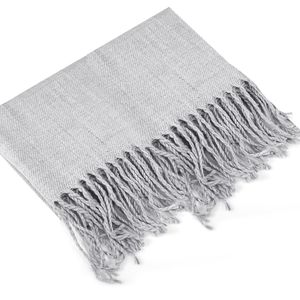 Sciarpa/Stola Unisex Oversize in Cashmere e Lana, Morbida, Invernale, Tinta Unita, Lavorata a Maglia, Lusso, 200x70 cm - Product Image 5