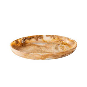 Placa de resina hecha a mano de diseño americano, patrón de remolino de moda superior redondeado de tierra ecológico para Decoración de cocina y eventos - Product Image 1