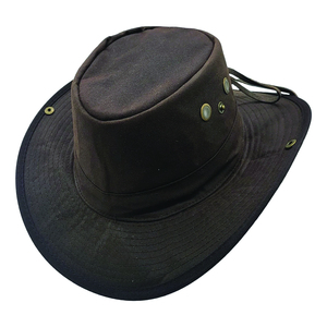Sombrero Vaquero Australiano Occidental para Hombre y Mujer, Color Marrón, Logotipo y Diseño Personalizados OEM, Sombrero Vaquero Clásico Impermeable Encerado - Product Image 2