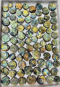 High Quality Labradorite Carved Cabochon Natural Flash Labradorite Loose Gemstone for Designer Jewelry Wholesale Price <b>Stones</b>, - Product Image 5