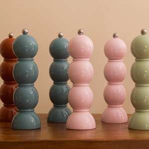 Molinillo manual de sal y pimienta de primera calidad, lacado brillante, aceptable para OEM, de fábrica en Vietnam. - Product Image 5