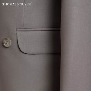 [Exclusivo] Traje de Falda a Medida "Soft Power" - Conjunto de 2 Piezas en Gris Jaspeado Premium |   Colección Femenina - Product Image 5