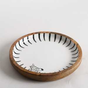 Moderno Tazón de Madera para Servir Alimentos, Acabado Pulido, Diseño Minimalista, Vajilla Duradera para la Mesa de Cocina, para el Uso Diario - Product Image 3