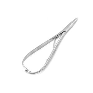 Professional Mathieu Needle Holder Surgical Instrument with Ratchet Handle for Precision Suturing and <b>Tissue</b> Closure - Product Image 5