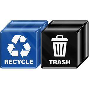 Calcomanías de Vinilo Personalizadas para Contenedores de Basura, Adhesivos Impermeables con Laminado Brillante para Contenedores de Residuos al Aire Libre - Product Image 2