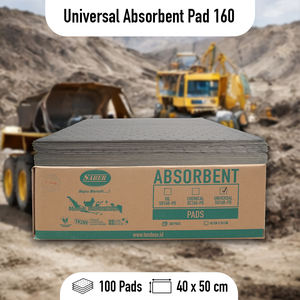 Almohadilla Absorbente Universal 160, Almohadilla Absorbente Industrial para Control de Derrames de Aceite, Productos Químicos y Agua, para Fábricas, Talleres y Áreas de Mantenimiento - Product Image 2