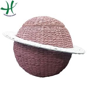 New Design Animal Storage <b>Basket</b> <b>with</b> <b>Lid</b>/ Water Hyacinth Storage <b>Basket</b> - Product Image 2