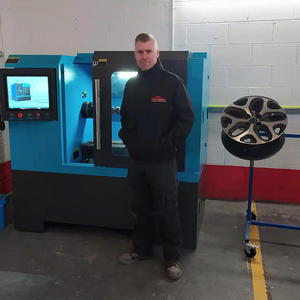 Gubot 24-Inch Laser Quét Tự Động Hợp Kim Rim Sửa Chữa Máy Vi Tính CNC Bánh Xe Máy Tiện Giường Phẳng Cấu Trúc Nhiệm Vụ Ánh Sáng - Product Image 3