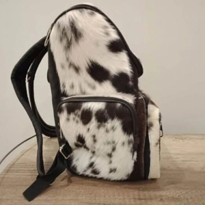 Mochila con estampado animal de piel sintética, 15 pulgadas, suave, unisex, con múltiples bolsillos, cierre de cremallera, mochila de día - Product Image 6